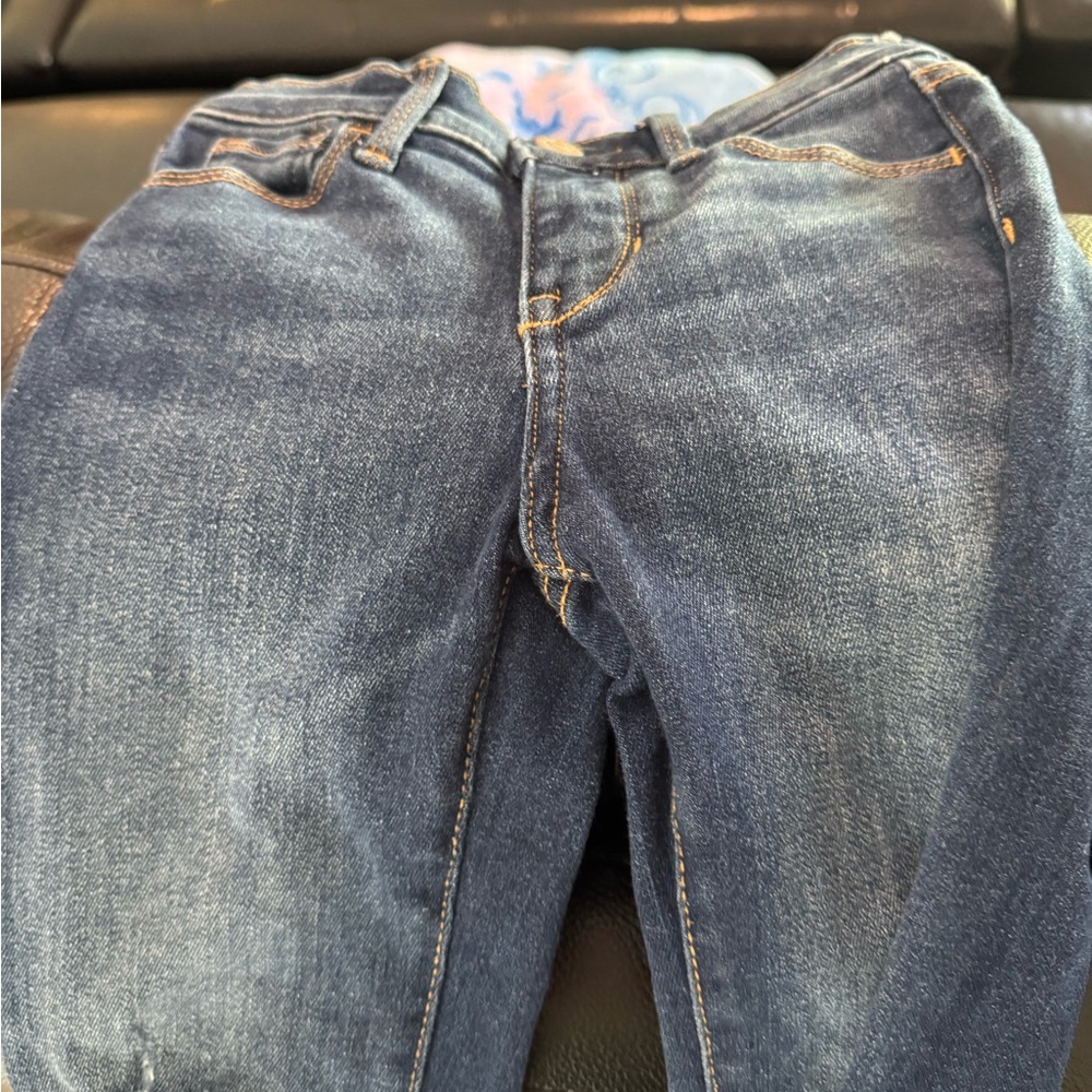 Old Navy Girls High Rise Rockstar 360° Skinny Jeggings Dark Wash Size 7
